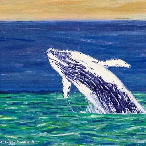 impressionist whale watching | OpenArt