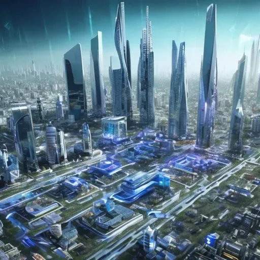 Prompt: Future cities 