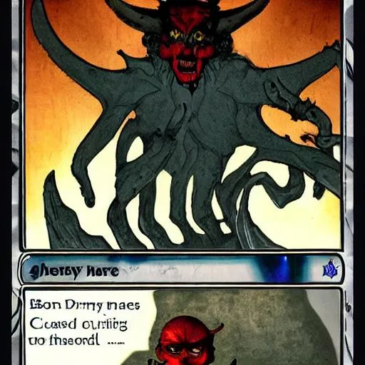 Prompt: Demon boy cursed 