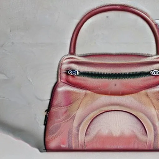 Prompt: A purse that looks diseased