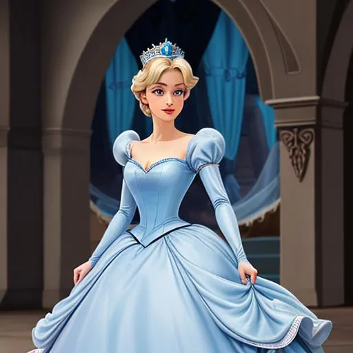 Prompt: princess Cinderella from Disney
