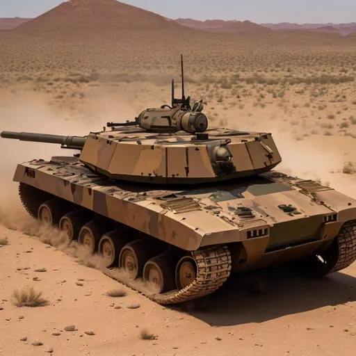 Prompt: M1A1 Desert Conflict
