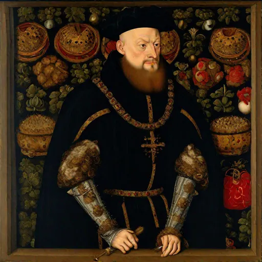 Prompt: Philip I, Landgrave of Hesse, painting ca. 1525 by Lucas Cranach