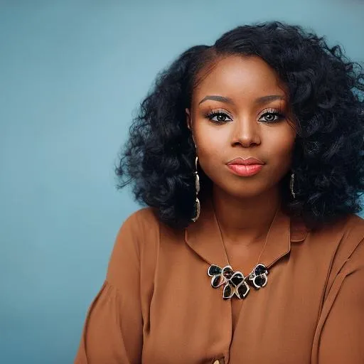 Prompt: Photograph of a black lady that is child psychologist.