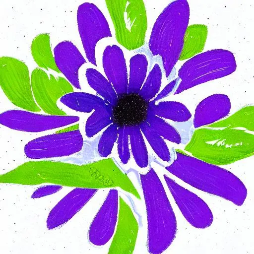 Prompt: Simple flower illustration 