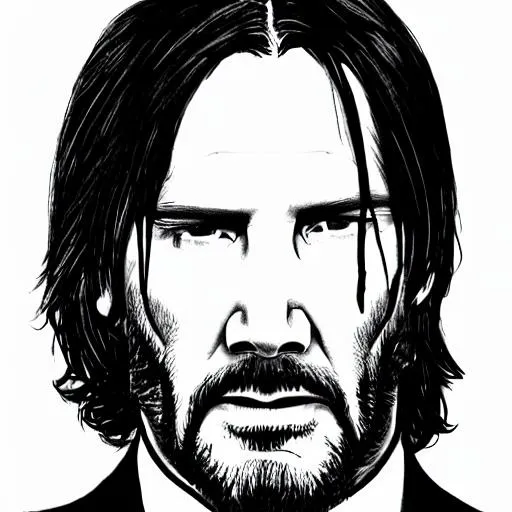 john wick beating other people up | OpenArt