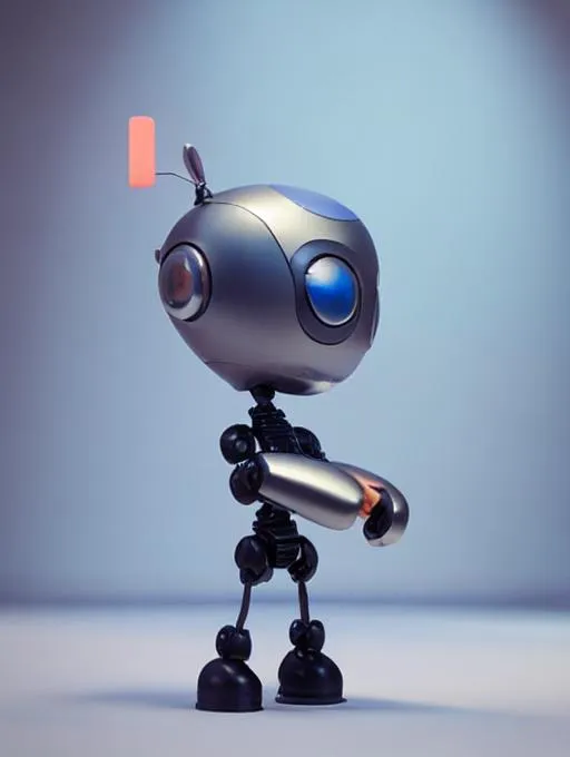 Prompt: Tiny robot scratching
his head toy, standing
character, soft smooth
lighting, soft pastel
colors, skottie young,
3d blender render,
polycount, modular
constructivism, pop
surrealism, physically
based rendering,
square image