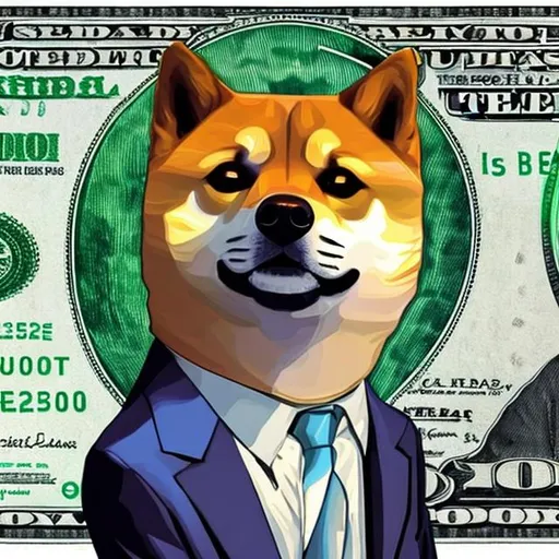 Prompt: Dollar doge dude 