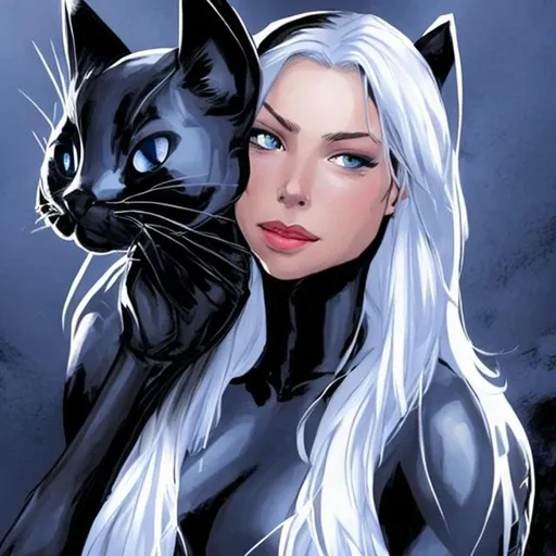 Prompt: Felicia Hardy (black cat)