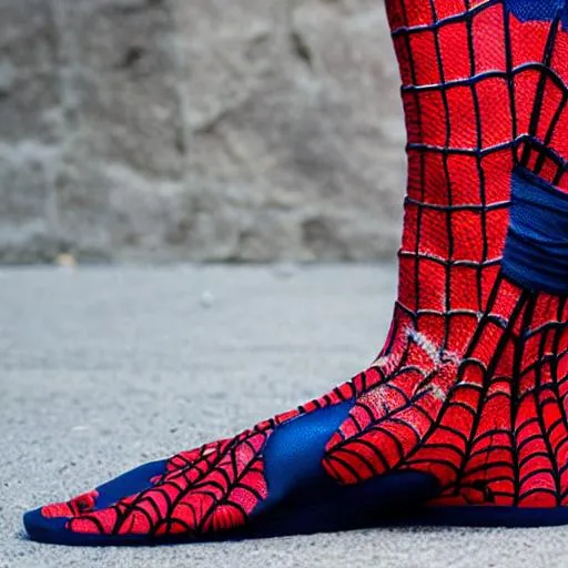 Spiderman feet