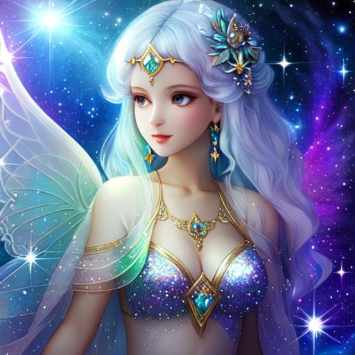 White prism, cosmic,etherial, fairy, goddess of ligh... | OpenArt