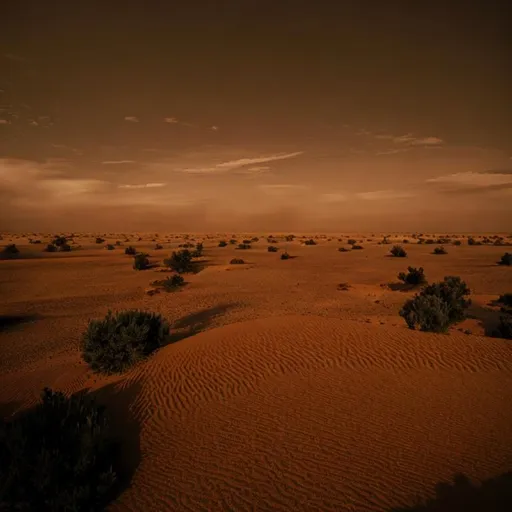 Prompt: the desert, symetrical, 8K