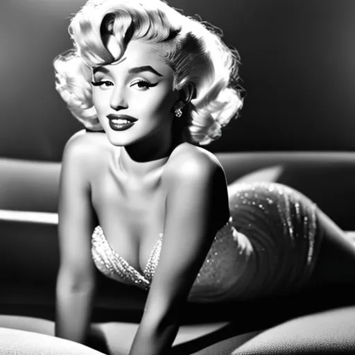 Prompt: Ariana Grande as Marilyn Monroe