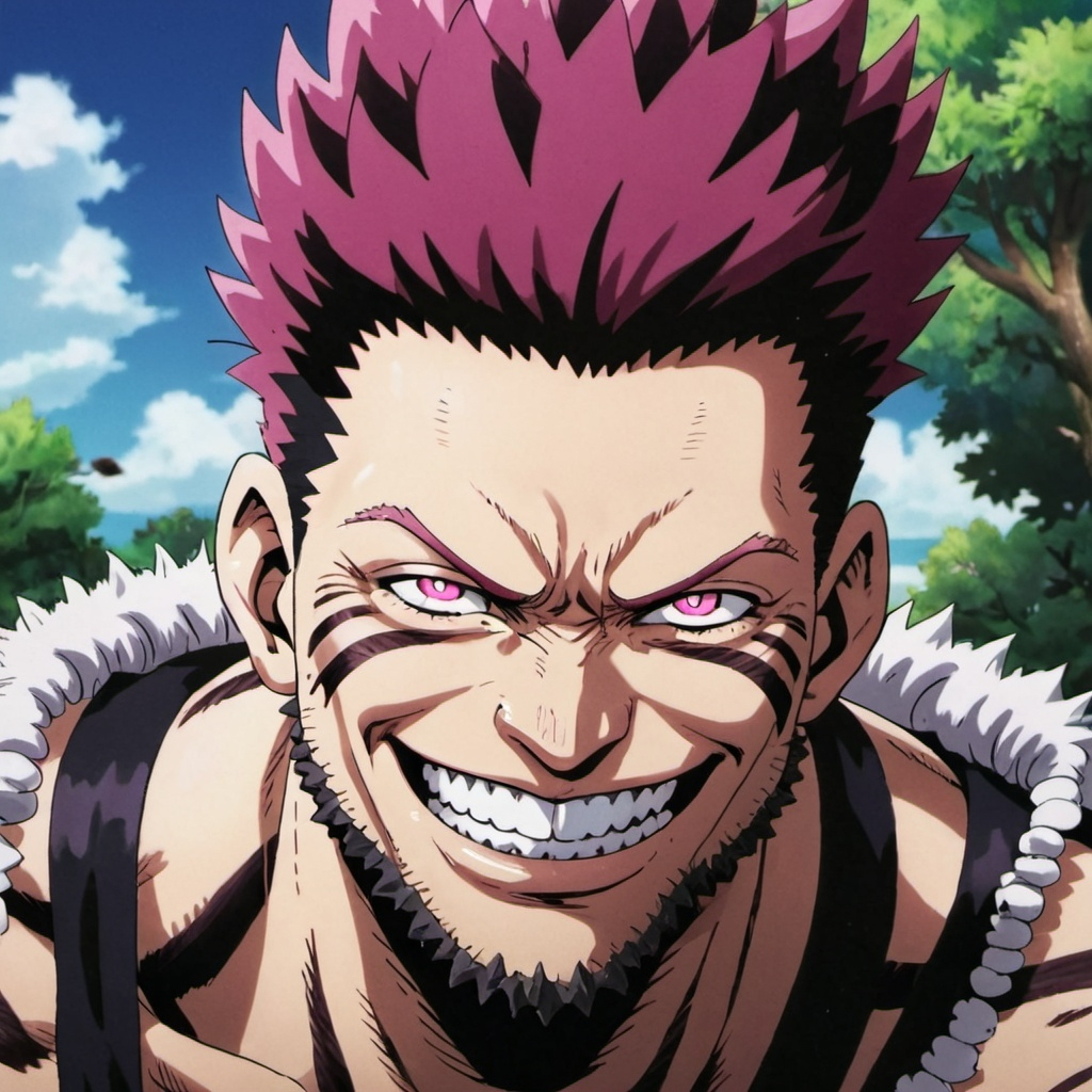 Katakuri smiling