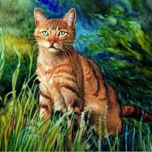 Warrior Cats Realistic Art · Creative Fabrica