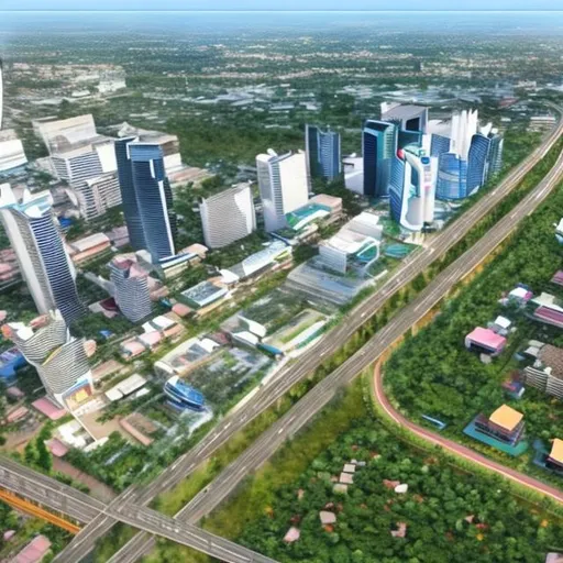 Prompt: Nakhon Ratchasima Smart City