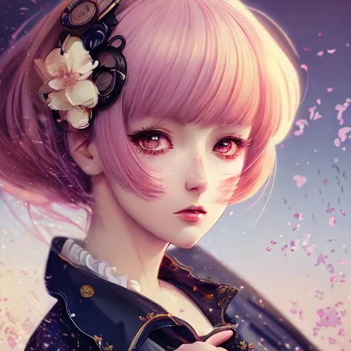 Prompt: anime character, background digital painting, digital illustration, extreme detail, digital art, ultra hd, vintage photography, beautiful, aesthetic, style, hd photography, hyperrealism, extreme long shot, telephoto lens, motion blur, wide angle lens, sweet blissful girl, amazing quality, beautiful
