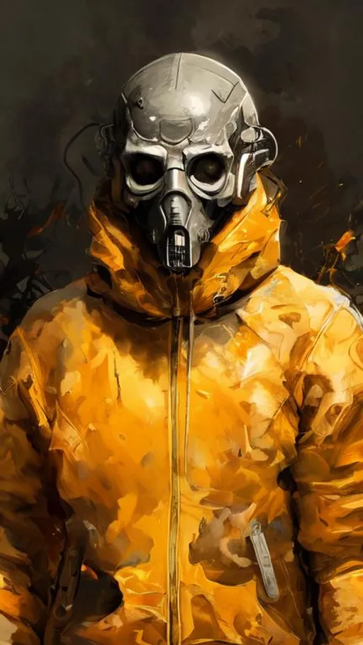 Prompt: Recreate variations of image provided with skull and gas mask, realistic, UHD, hyper detailed, sinister, post apocalyptic nightmare 