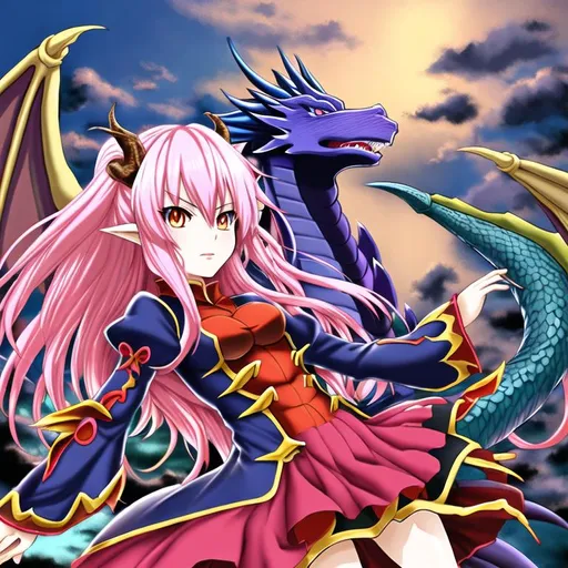 Prompt: anime dragon 