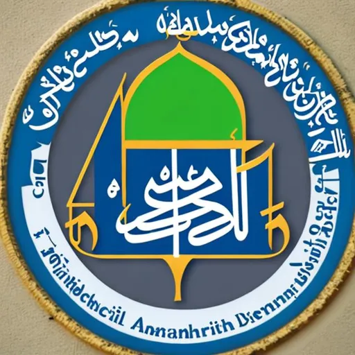 Prompt: A Islamic School logo which combine general education to Islamic Education.
the name of the School is 
Ar-Risaalah Academy.