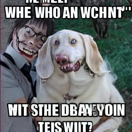 Creepy Dog Meme