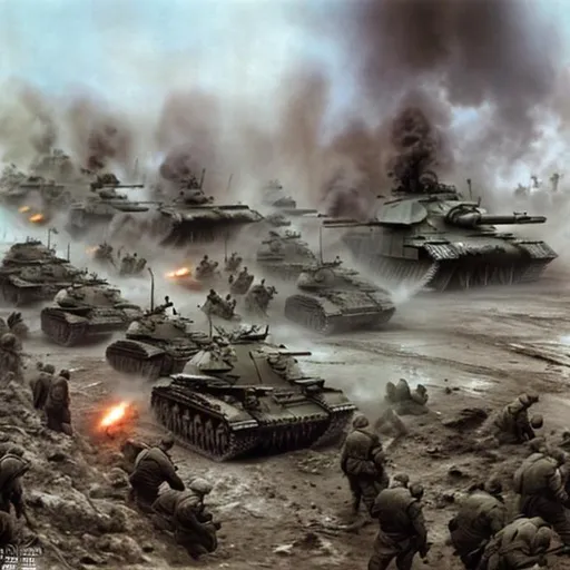 Prompt: Battle of Kursk