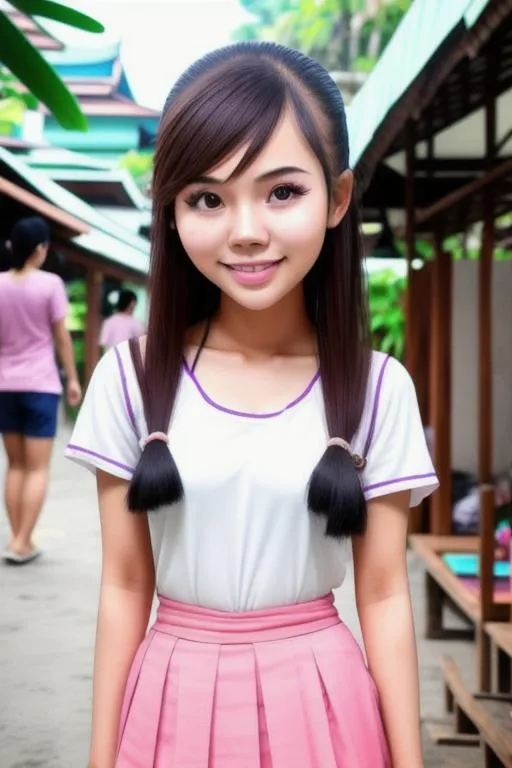 Prompt: cute thai girl