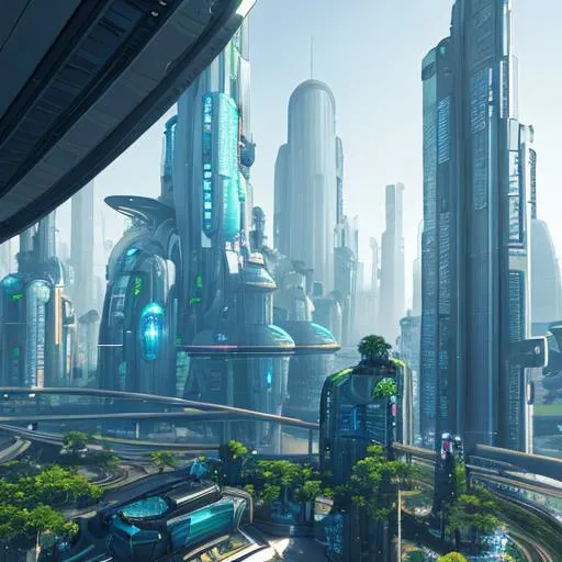 Prompt: Ultrarealistic 8k Portrait of futuristic utopian city paradise, peaceful and modern, minimalistic, big windows, natural lighting, plants,  cyber punk, Sci-Fi, lots of details rendered in Unreal Engine 5 
