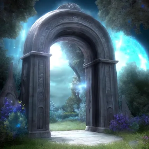 Prompt: Magical portal realistic 