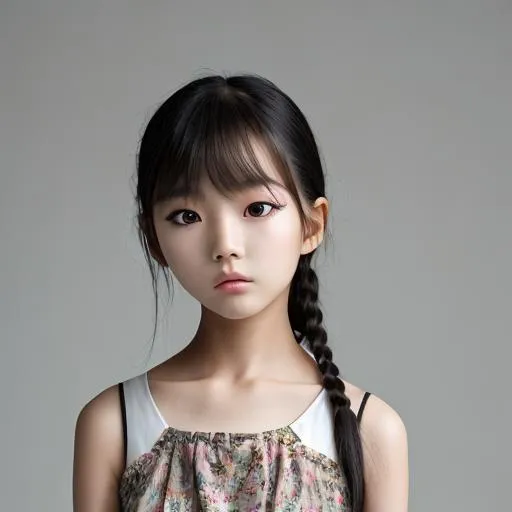 Model Korean Girl Photoshoot 10 Year Old 6974