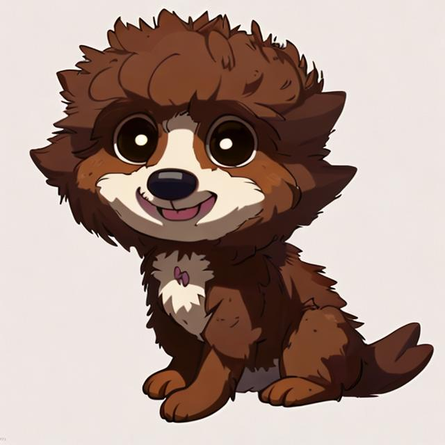 chibi anime dog