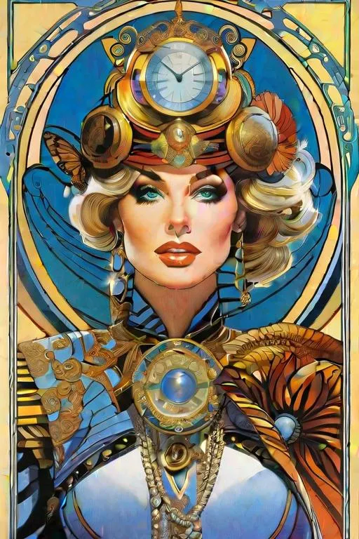 Prompt: DREAMTROPOLYS: The Order of Muses
Zoë Heriot IS Zoe Machina V.I. in DREAMTROPOLIS: The Order of Muses, by Terry Gilliam. J C Leyendecker illustrates a graphic novel Time Bandits sequel starring adorable gynoid Zoe searching for her time-lost twin brother Philo. intricate epic illustrated graphic novel Arthur Adams Travis Charest Richard Friend Lee Moyer IDW ABC WS HM Epic Vertigo
