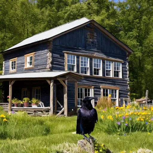 Prompt: raven mount homestead farms 