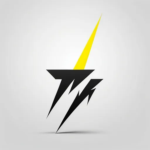 Prompt: (logo design)modern, minimalist, combining the numbers (4) and (7) creatively, embodying a lightning bolt aesthetic, sharp lines, dynamic shapes, contrasting colors for high visibility, bold typography, simple yet impactful, suitable for a rap label,, (high quality) b’ack white 