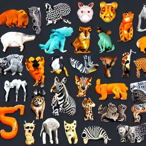 Animals clips art