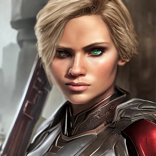 Prompt: gunslinger elf, ironman armor, blond hair, portrait, D&D, realistic, highly detailed, 4k,