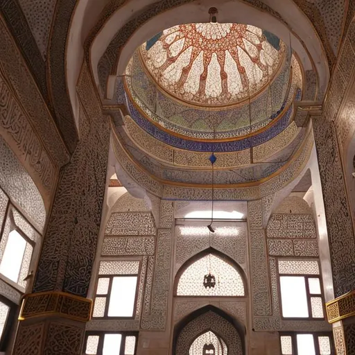 Prompt: Antique mosque 