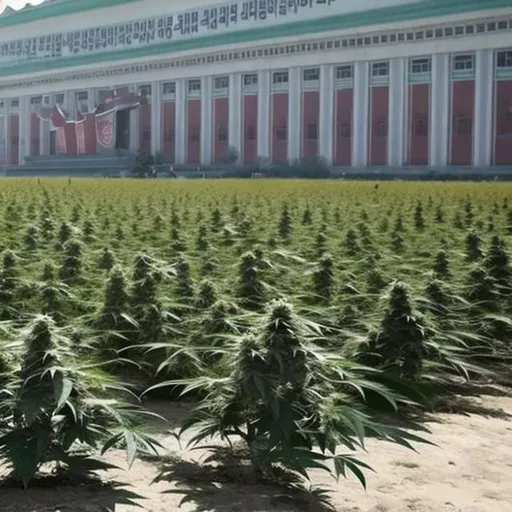 Prompt: North Korea Cannabis Country