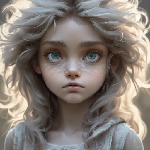 Girl super realistic hyperrealism anime art conce openart