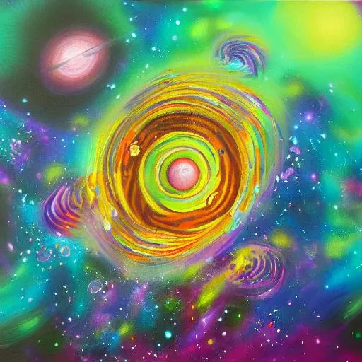 Prompt: Divine exotic surreal abstract orgasmic galactic Alien detailed painting