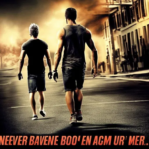 Prompt: never back down never what?
