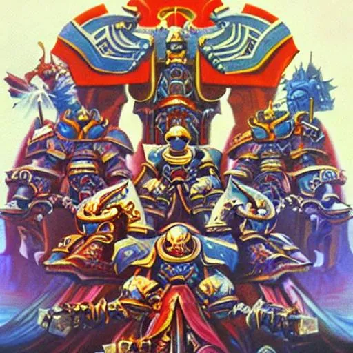 Thousand Sons (Warhammer 40k) at the style of Roger