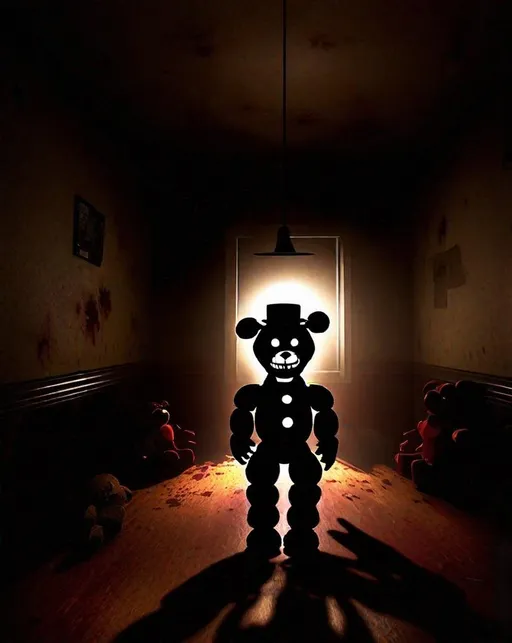 Set up your camera in a dark room and place a Freddy