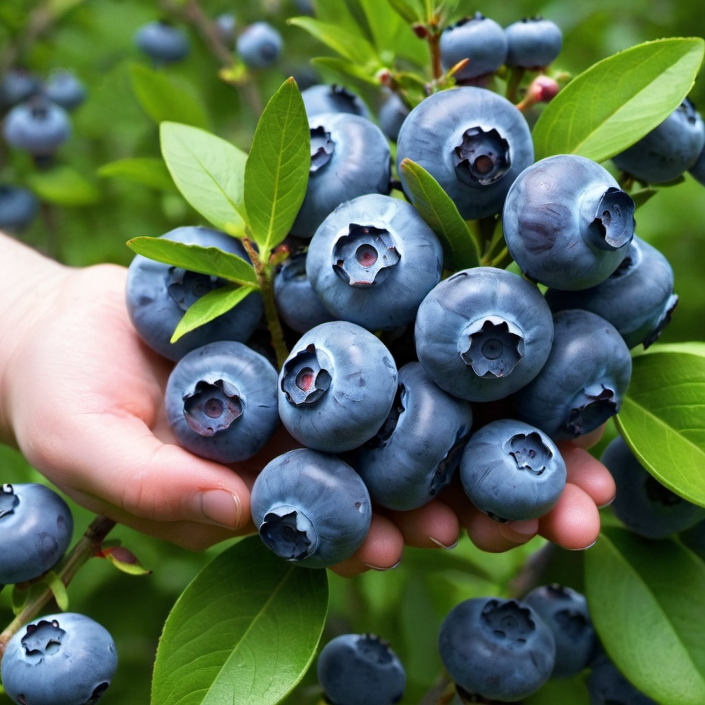Blueberry are vibrant