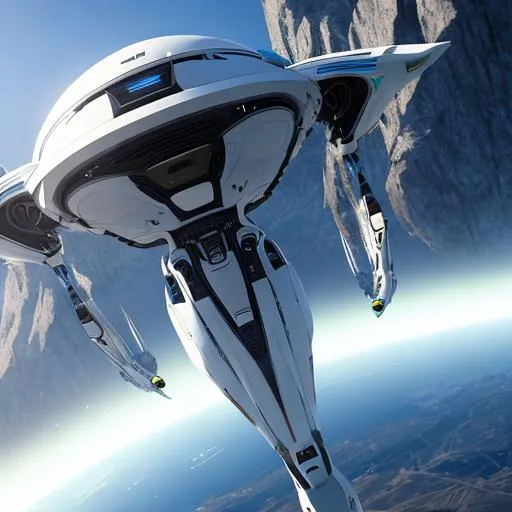 Prompt: Ultrarealistic 8k Portrait of futuristic alien being levitating in the sky Unreal Engine