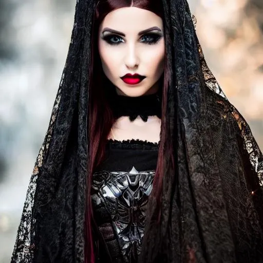 photo realistic portrait of {gothic elf woman}, cent... | OpenArt