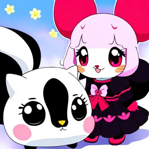♚◊ - Hello Kitty by 'Sanrio'♥ - ◊♚ anime art. . .anime girl with Hello Kitty.  . .plush toys. . .kawaii | Anime, Awesome anime, Anime artwork