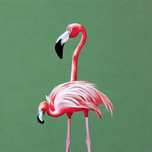 Prompt: flamingo