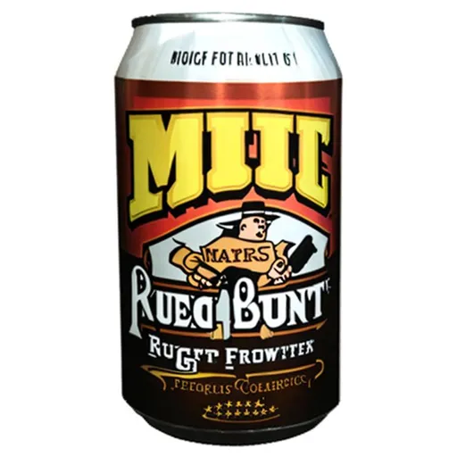 Prompt: can of mug root beer