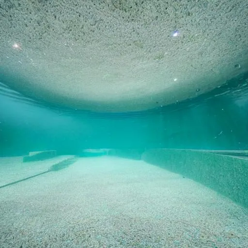 Prompt: futuristic ominous underwater liminal image
